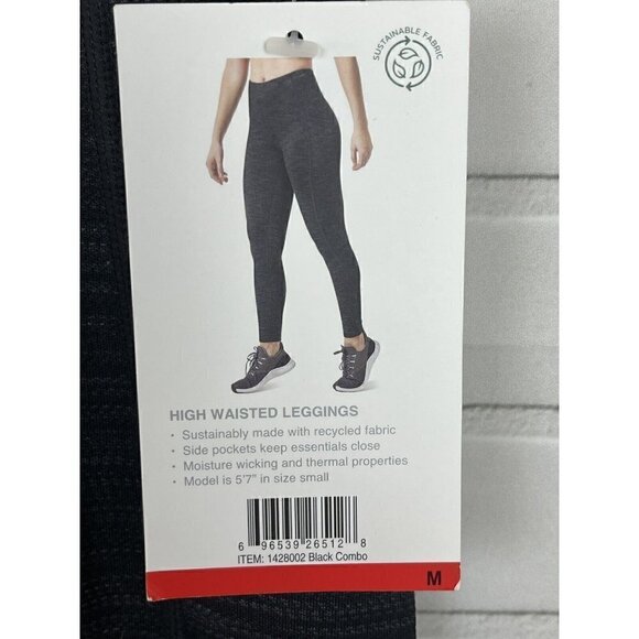 Modetta Performance Luxury Cropped Fitness high waisted Leggings Women Medium M - Picture 4 of 12